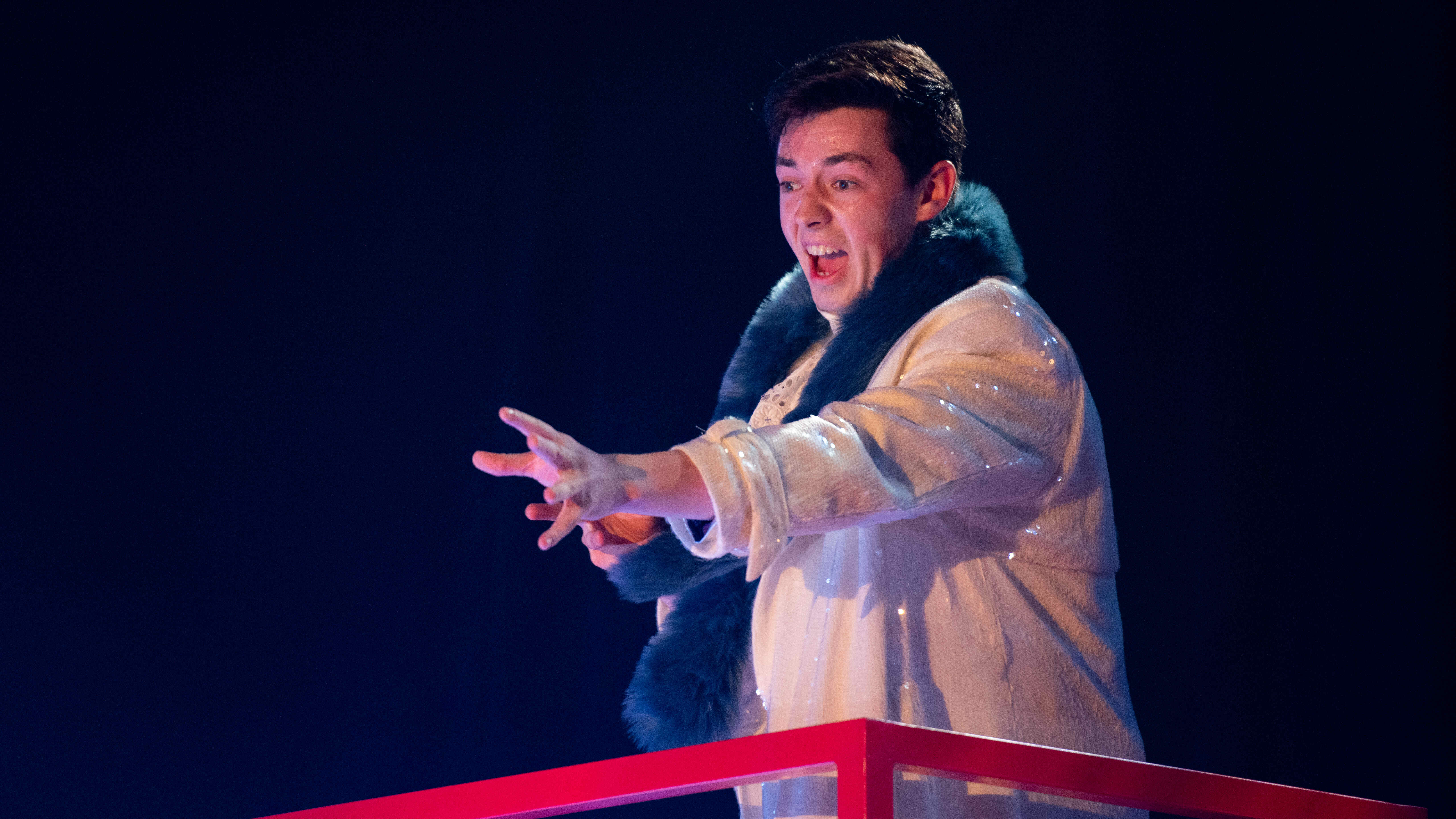 James Kennedy in Scottish Opera Young Company's production of RED. Scottish Opera 2024. Credit Kirsty Anderson..