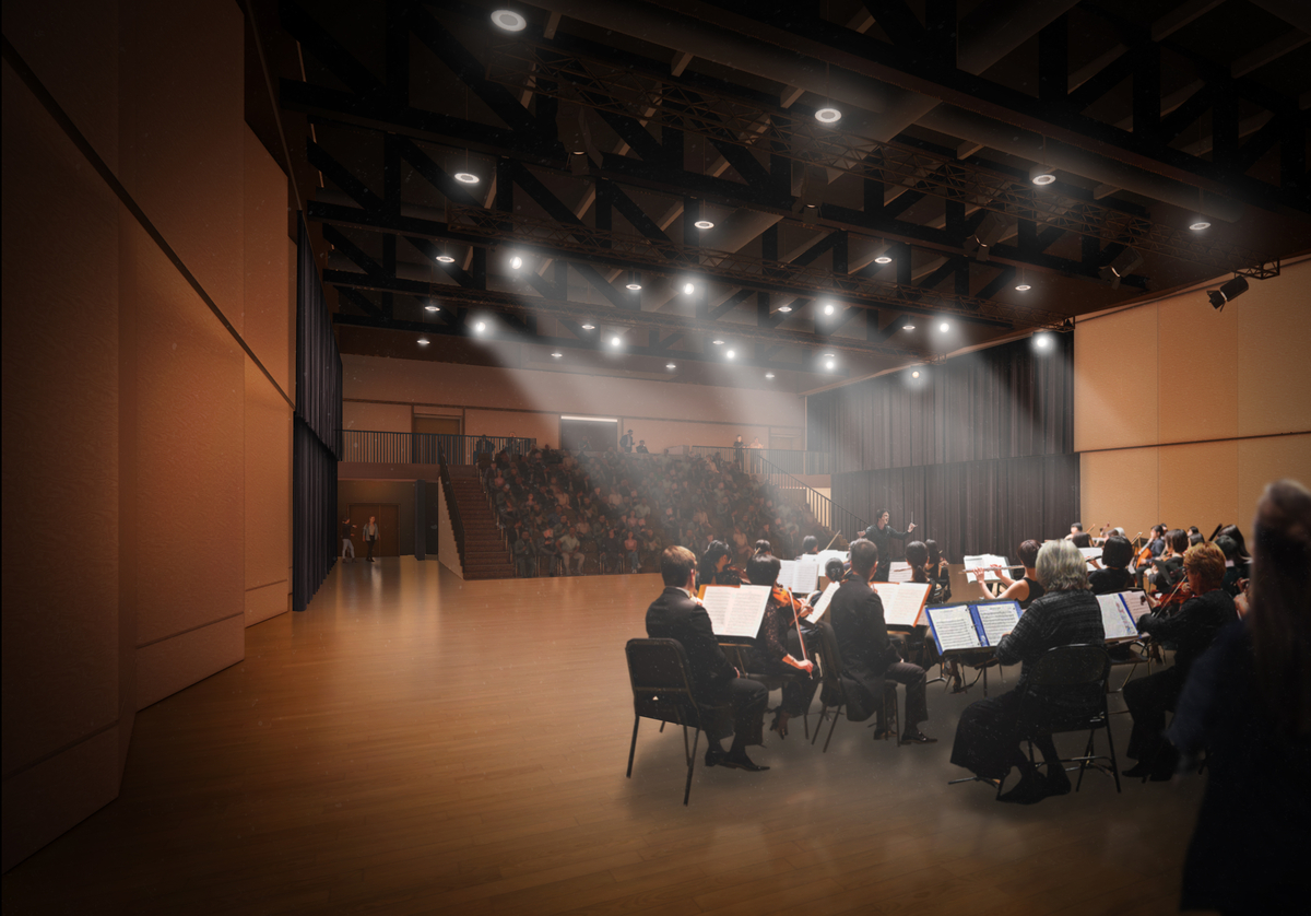 An artist's impression of Scottish Opera at New Rotterdam Wharf