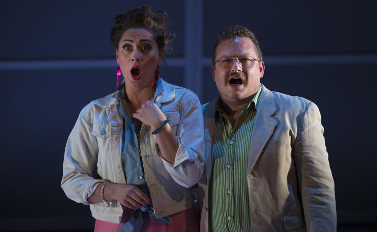 Stephanie Corley and Peter Auty in Flight. Scottish Opera 2018. Credit James Glossop..JPG