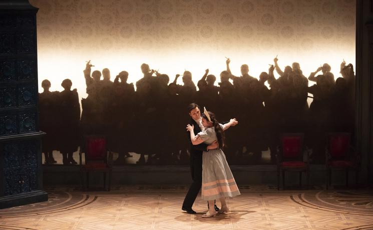 Samuel Dale Johnson as Onegin and Natalya Romaniw as Tatyana in Eugene Onegin. Scottish Opera 2018. Credit James Glossop. (2).JPG