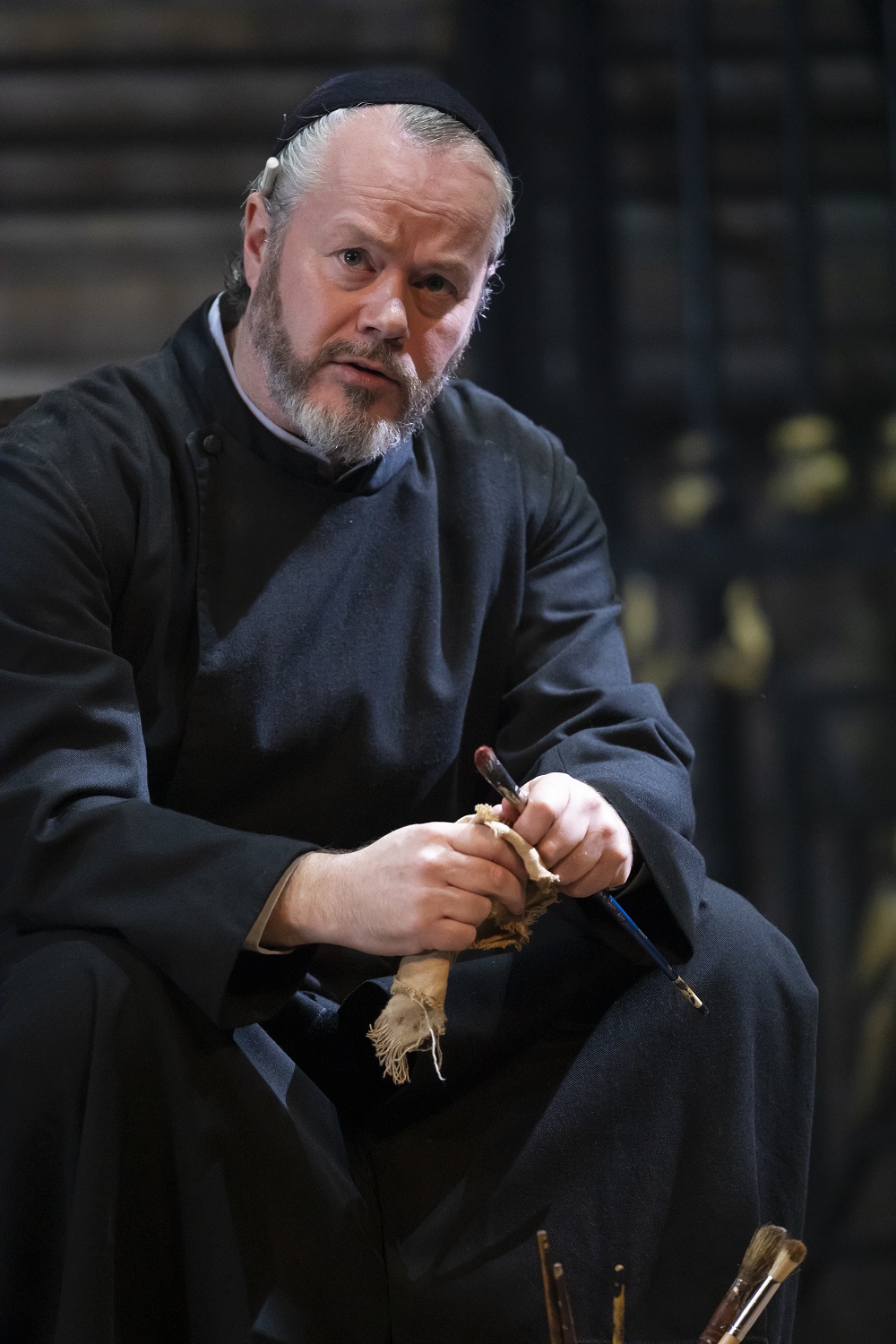 Paul Carey Jones as Sacristan in Tosca. Scottish Opera 2019. Credit James Glossop