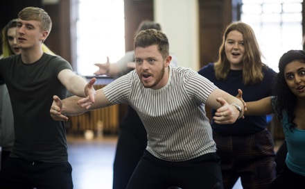Scottish Opera Young Company in rehearsal for The Frogs. Scottish Opera 2019. Credit Julie Howden (5).JPG