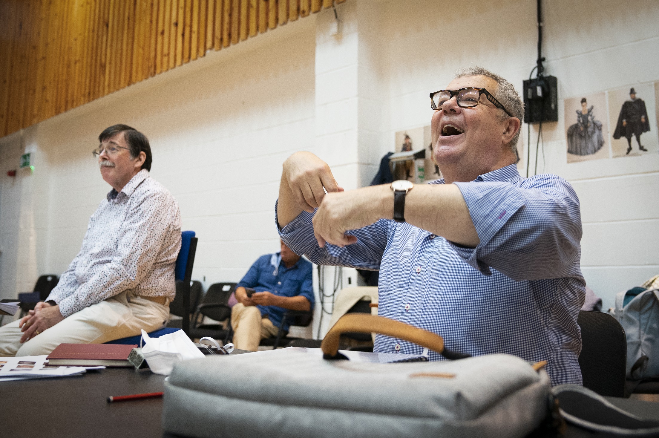 Stuart Maunder in The Gondoliers rehearsals. Scottish Opera 2021. Credit Jane Barlow..JPG