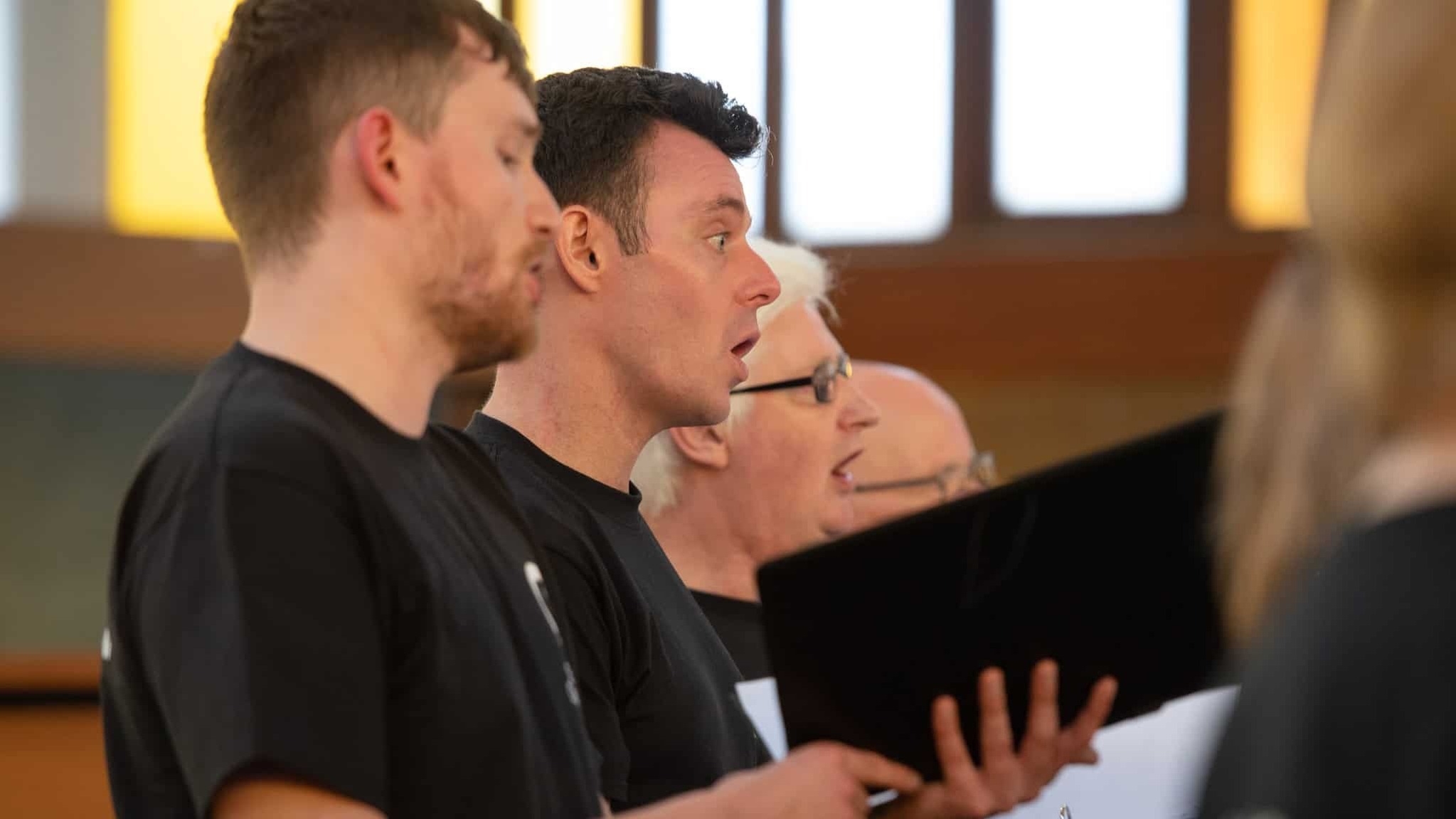 Scottish Opera's Community Choir singing at The Pyramid in Glasgow. Scottish Opera 2023. Credit: Julie Broadfoot.. (2)