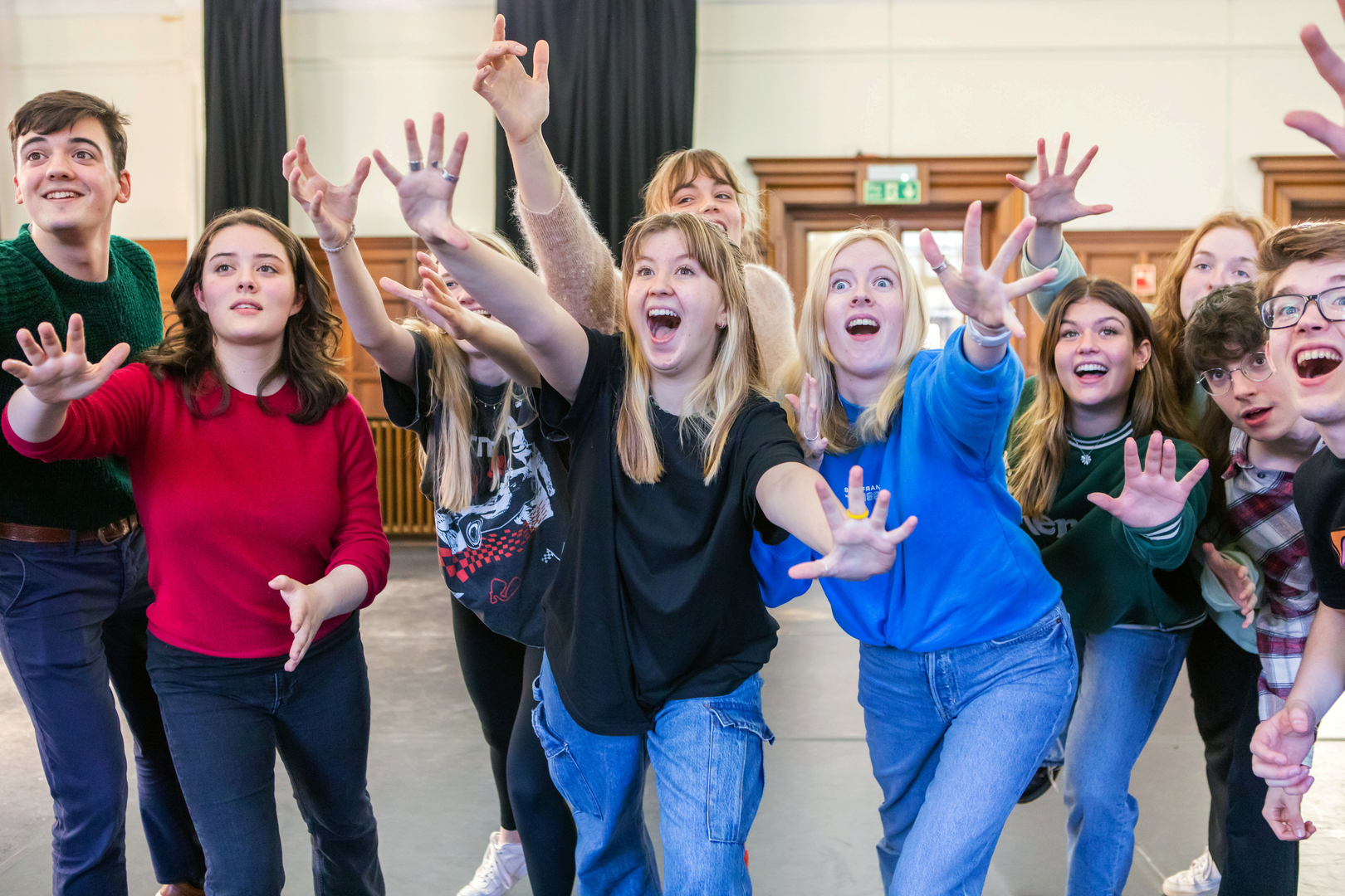 Scottish Opera Young Company in rehearsals. Scottish Opera 2022. Credit Elaine Livingstone. (9)