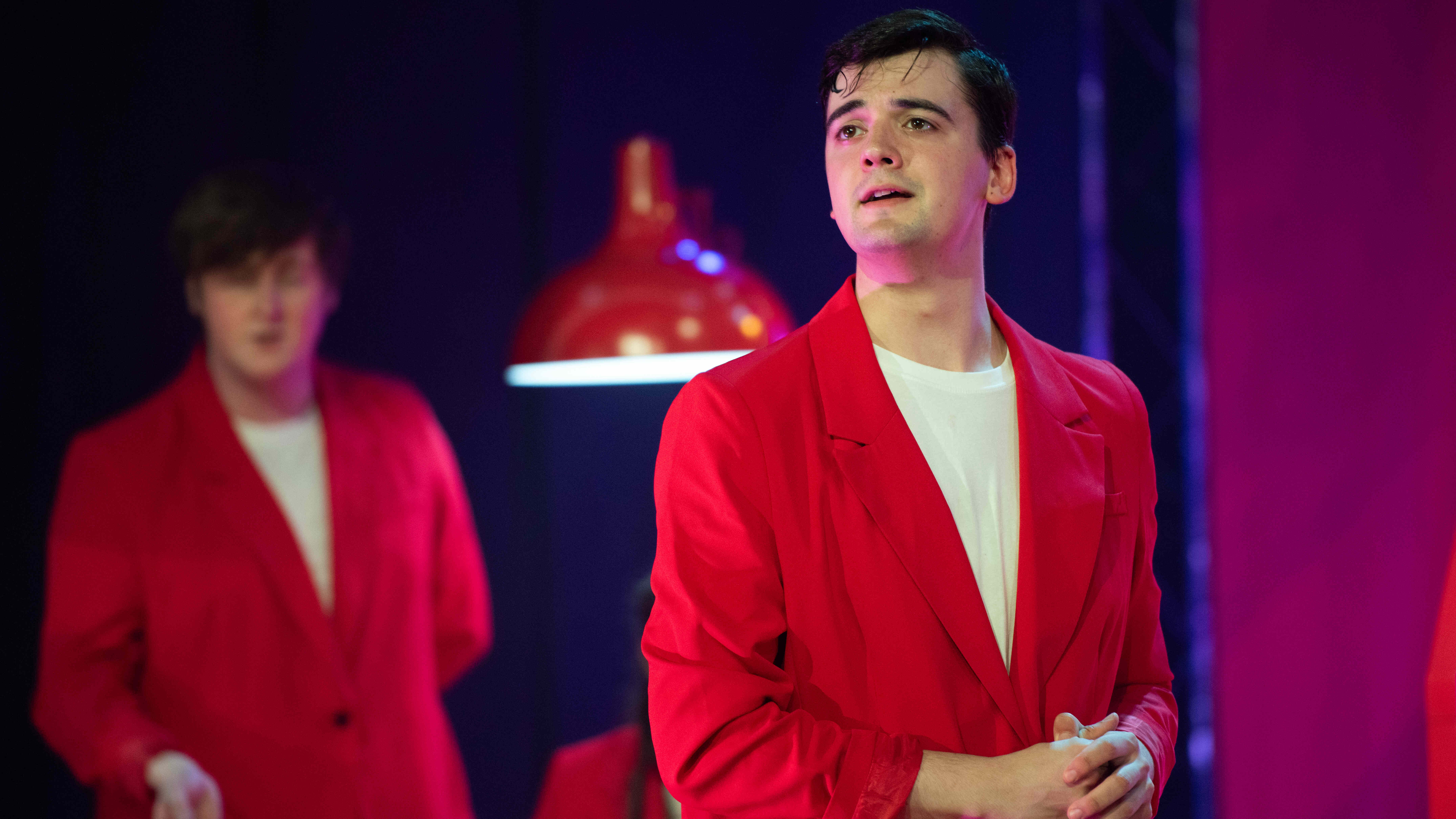 Luke Francis in Scottish Opera Young Company's production of RED. Scottish Opera 2024. Credit Kirsty Anderson..