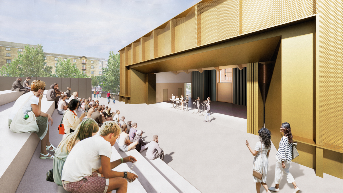 An artist's impression of Scottish Opera at New Rotterdam Wharf