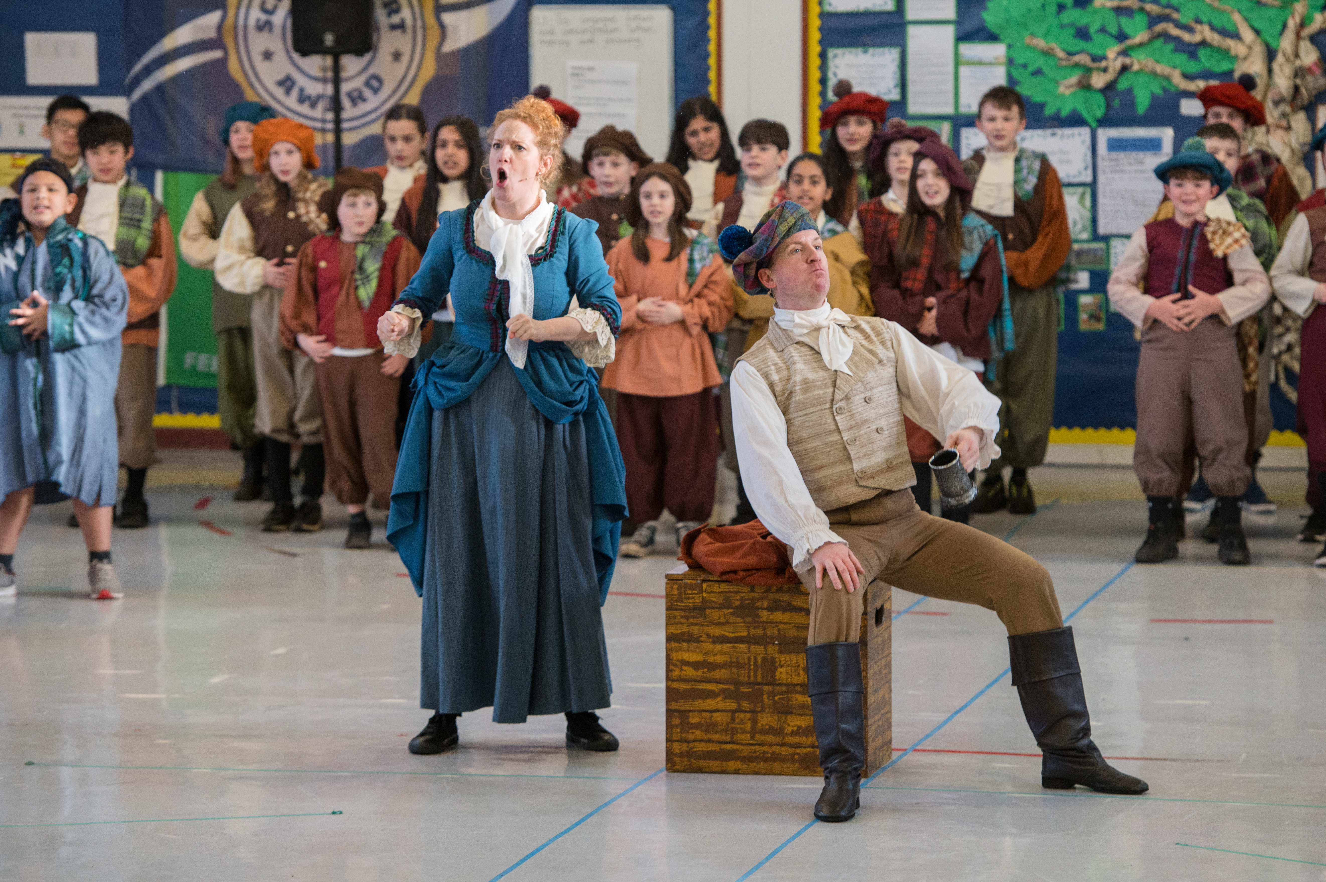 Pupils From Mosshead Primary School Perform The Tale o' Tam o' Shanter. Credit Julie Broadfoot.. (1)