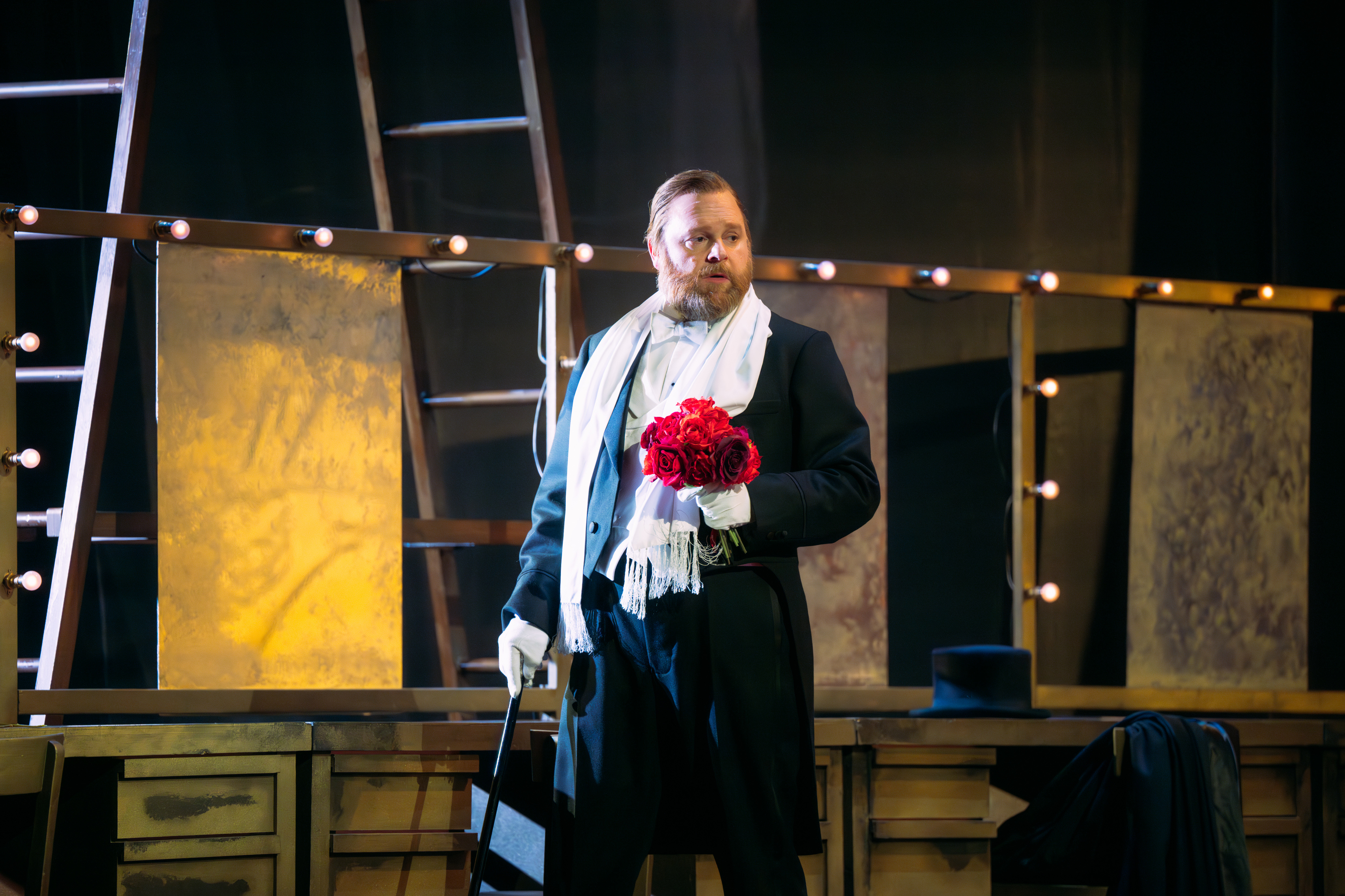 Roland Wood (Baron Jaroslav Prus) In The Makropulos Affair. Credit Mihaela Bodlovic..