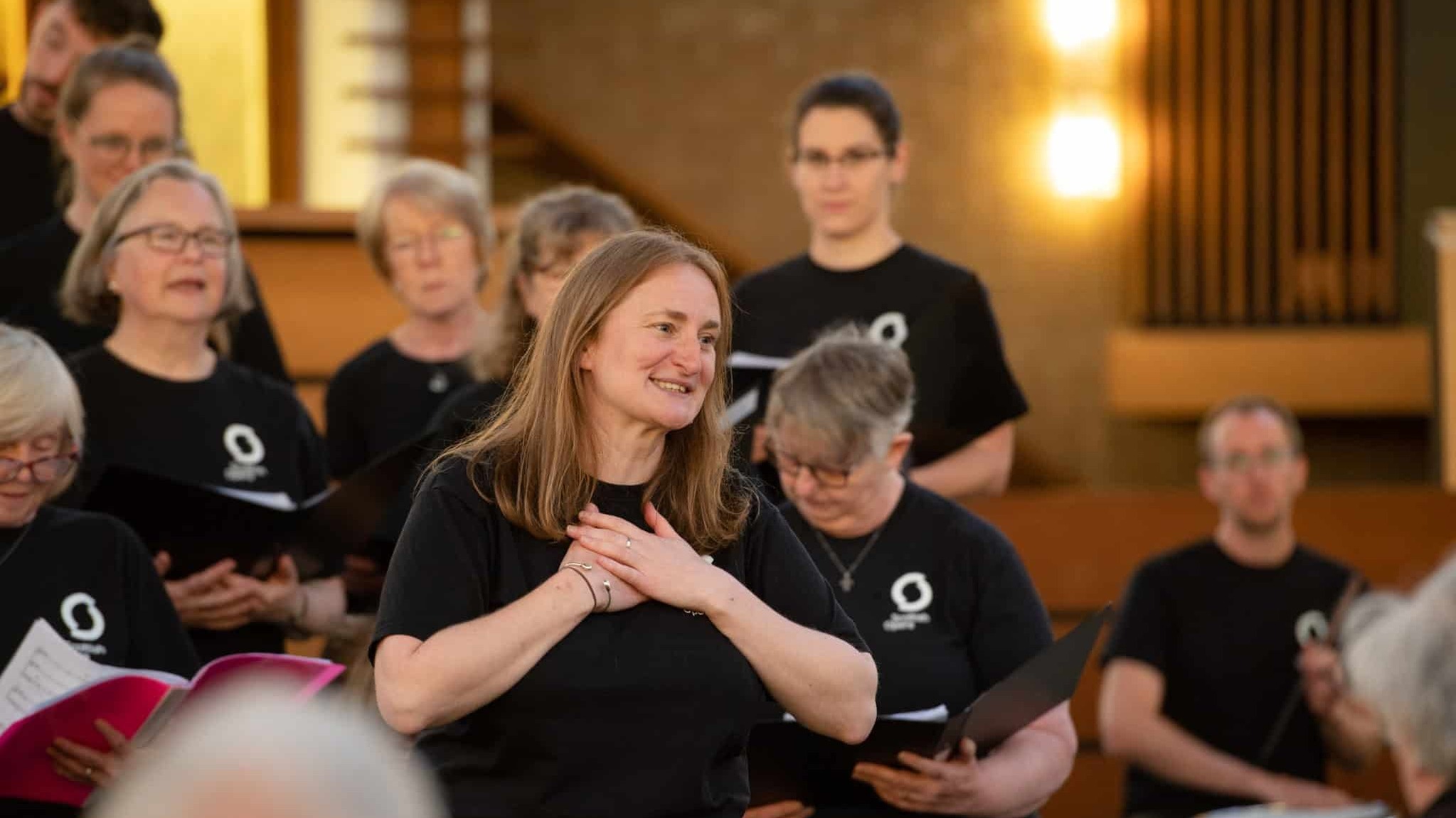 Conductor Katy Lavinia Cooper at The Pyramid in Glasgow. Scottish Opera 2023. Credit: Julie Broadfoot..