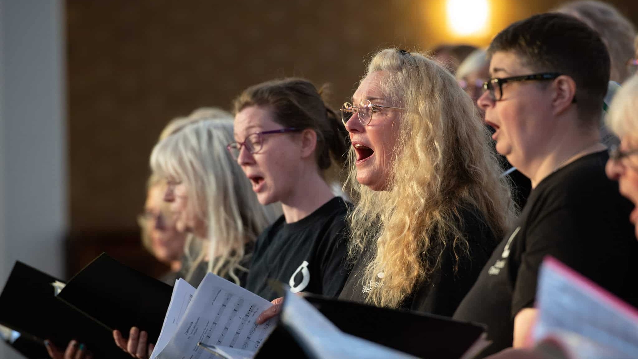 Scottish Opera's Community Choir singing at The Pyramid in Glasgow. Scottish Opera 2023. Credit: Julie Broadfoot.. (1)